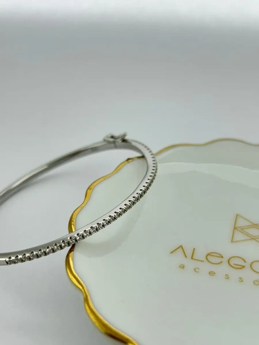Bracelete Fino Cravejado