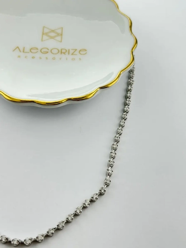 Colar Riviera Fio Faca 2 MM 4 Garras
