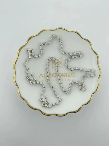 Colar Riviera Fio Faca 2 MM 4 Garras
