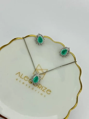 Conjunto Gota 5 MM Cravação Princesa Dupla