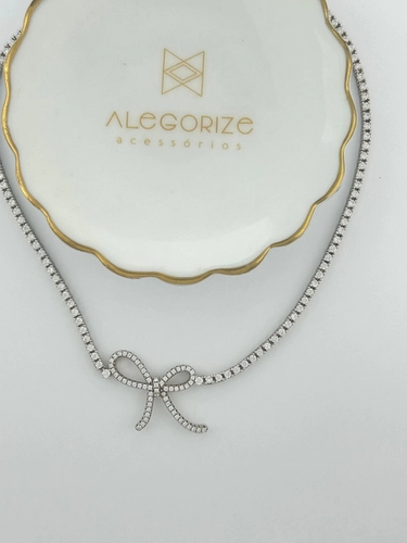 Choker Riviera com Laço