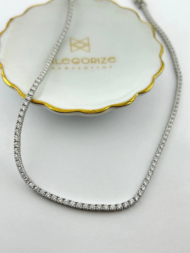 Colar Riviera 2 MM 4 Garras