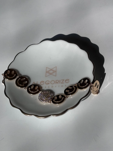 Pulseira Smile Dourada