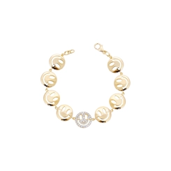 Pulseira Smile Dourada