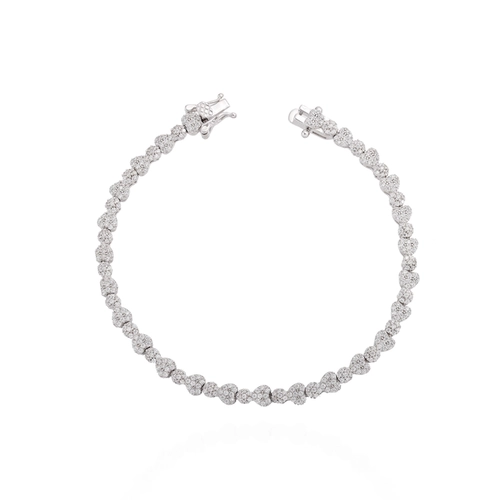 Pulseira Riviera Corações e Flores