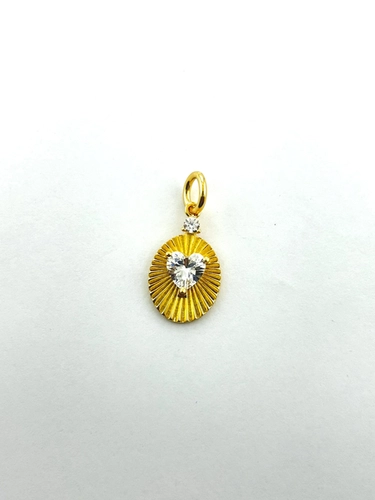 Pingente Medalha Coração