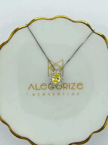 Conjunto Oval Cravejado