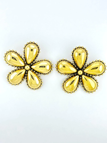 Brinco Maxi Flor Vintage