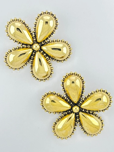 Brinco Maxi Flor Vintage