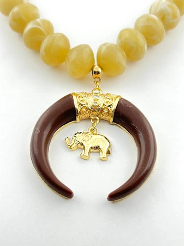 Colar Elefante Dourado