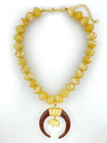 Colar Elefante Dourado