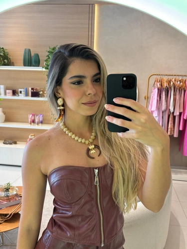 Colar Elefante Dourado