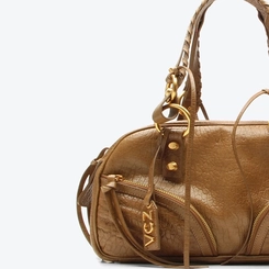 Bolsa Bowling Rachel Media Caramelo