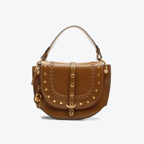 Bolsa Tiracolo Gaya Pequena Caramelo