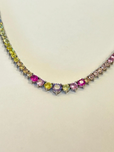 Colar Riviera Rainbow