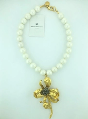 Colar Dália Pérola Shell