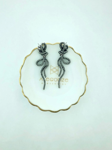 Brinco Afeto Claudia Arbex Prata Vintage
