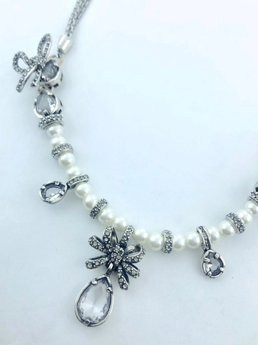 Colar Afeto Claudia Arbex Prata Vintage