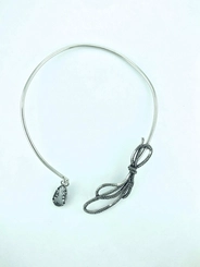 Chocker Afeto Claudia Arbex Prata Vintage