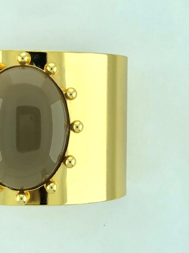 Bracelete Horizontes Ouro Vintage Caqui
