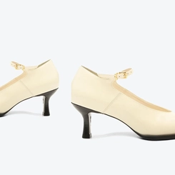 Scarpin Bege