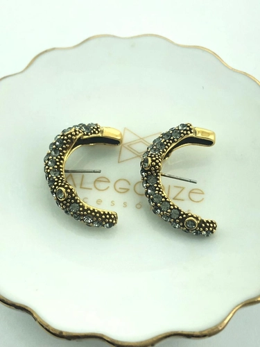 Brinco Girassol Caule Encaixe