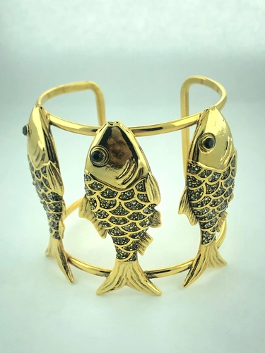 Pulseira 3 Peixes Escama Shine
