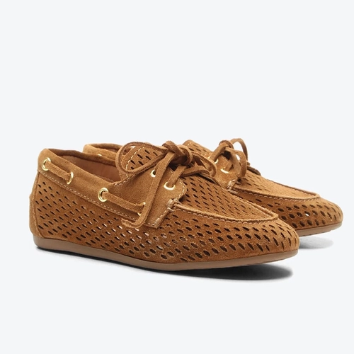 Mocassim Harper Caramelo Camurca