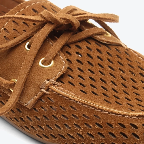 Mocassim Harper Caramelo Camurca