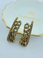Brinco Rock Lovers Claudia Arbex Ouro Vintage
