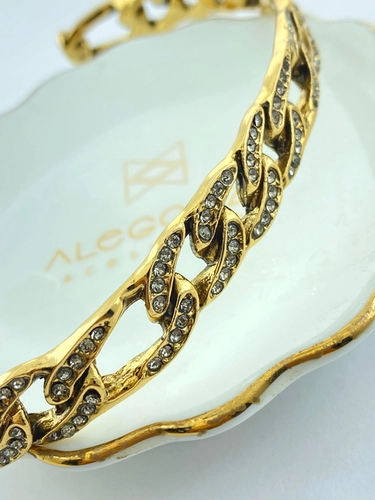 Chocker Rock Lovers Claudia Arbex Ouro Vintage