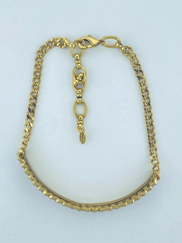 Colar Rock Lovers Claudia Arbex Ouro Vintage