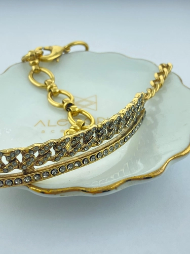 Colar Rock Lovers Claudia Arbex Ouro Vintage