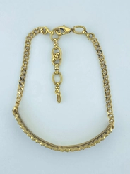 Colar Rock Lovers Claudia Arbex Ouro Vintage