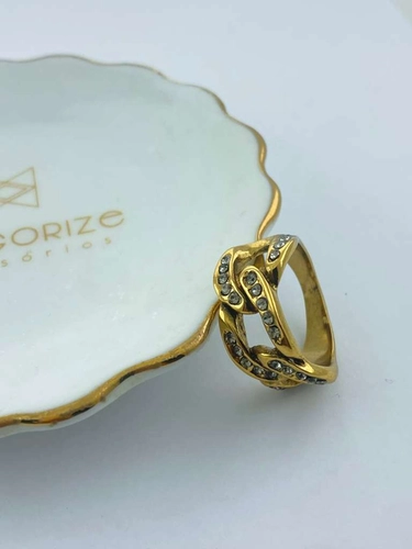 Anel Rock Lovers Claudia Arbex Ouro Vintage