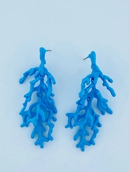 Brinco Coral Azul