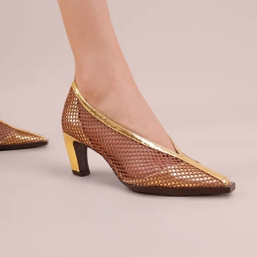 Scarpin Lina Caramelo