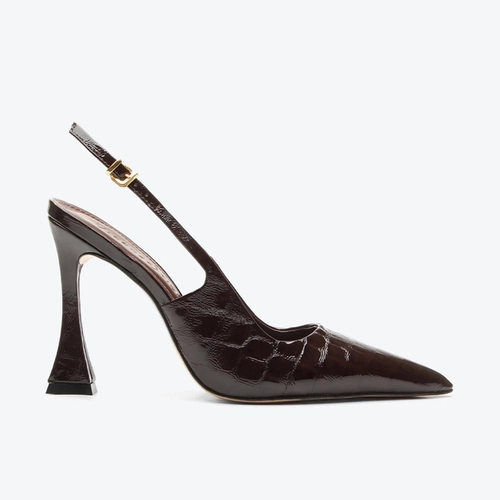 Slingback Tamara Marrom