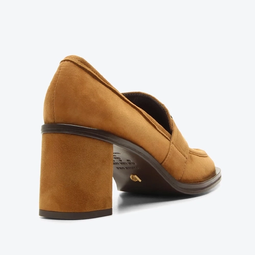 Mocassim Emma Caramelo Camurça