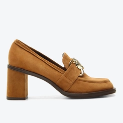 Mocassim Emma Caramelo Camurça