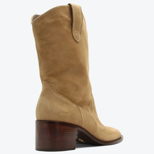 Bota Barbados Bege Camurça