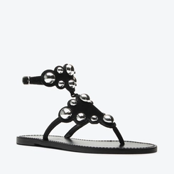 Flat Gaely Preto Camurça