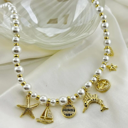 Colar Pérolas Ocean